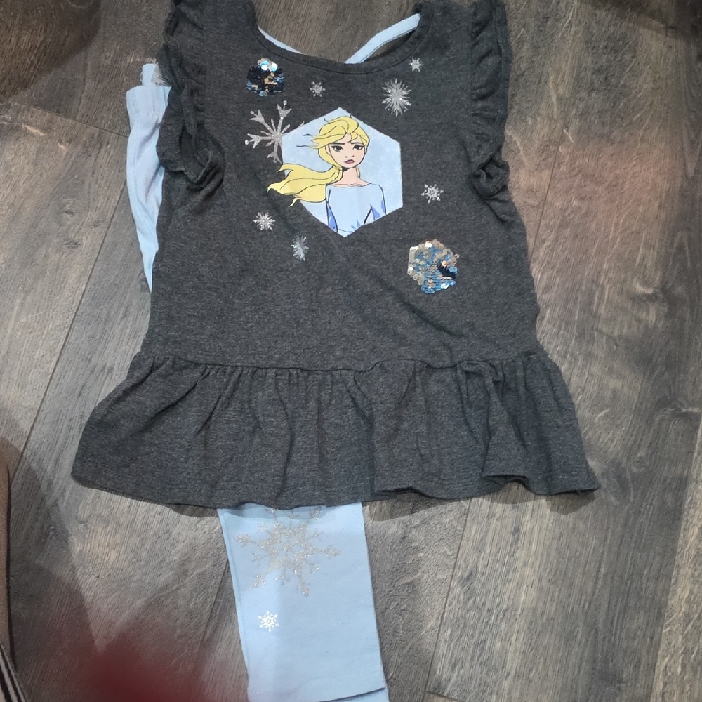 Disney Gray and Blue Kids Matching Set